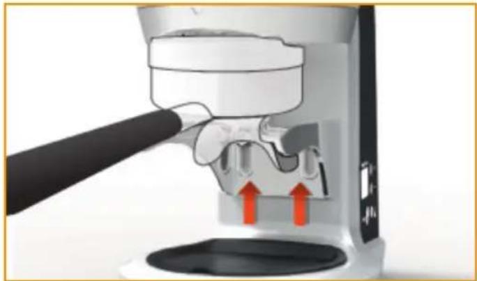 UNIC CDE6P - Réglage d'une pince de support de filtre - 2