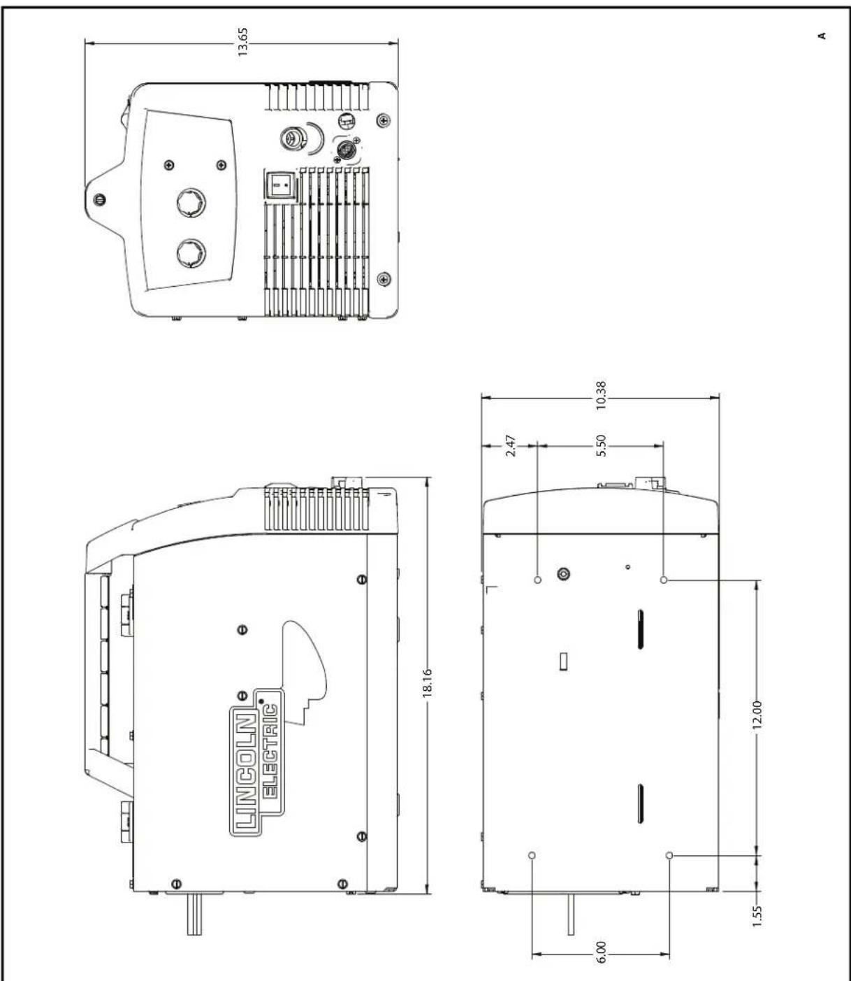 LINCOLN ELECTRIC EASY MIG 180 - CAUTION - 3