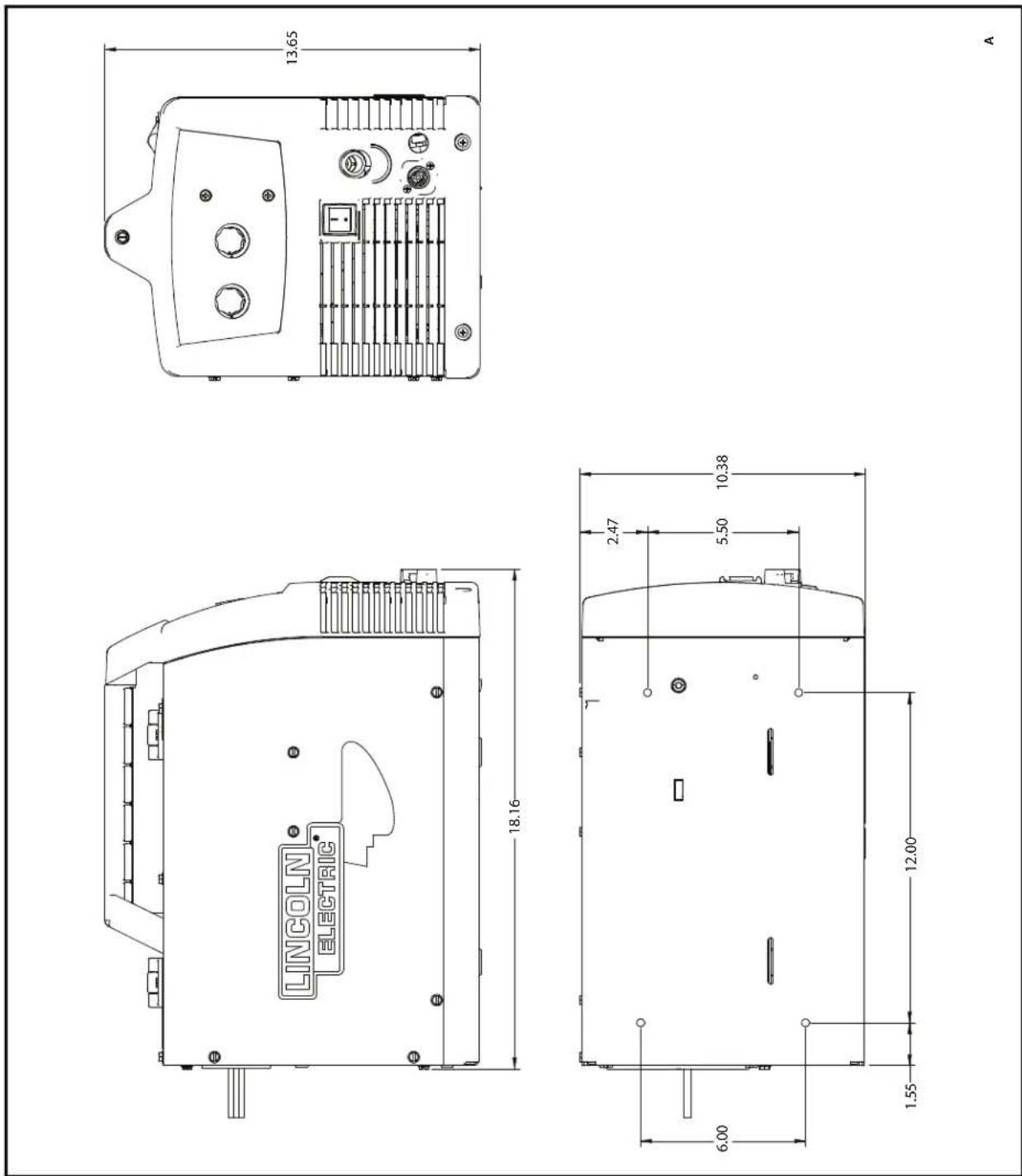 LINCOLN ELECTRIC EASY MIG 180 - Attention - 1