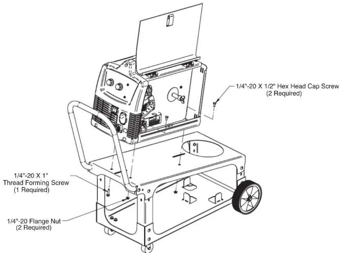 LINCOLN ELECTRIC EASY MIG 180 - K2275-1 - Welding Cart - 2