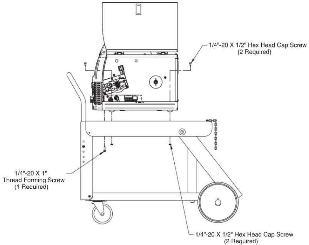 LINCOLN ELECTRIC EASY MIG 180 - K520—Utility Cart - 2