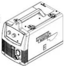 LINCOLN ELECTRIC EASY MIG 180 - Identification et emplacement des composants pour les unités de 180 AMP et 140 AMP - 1