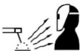 LINCOLN ELECTRIC EASY MIG 180 - WELDING SPARKS can cause fire or explosion. - 1