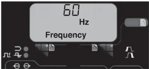 LINCOLN ELECTRIC MAXsa 10 Controller - Réglage de la fréquence - 1