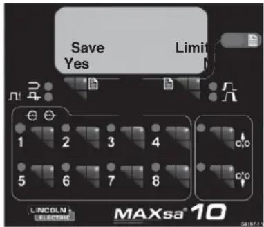LINCOLN ELECTRIC MAXsa 10 Controller - Réglages des limites - 3