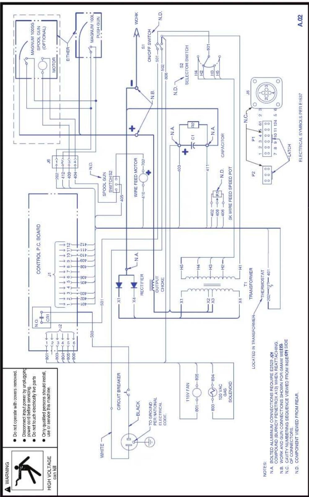 LINCOLN ELECTRIC Easy MIG 140 - CAUTION - 3