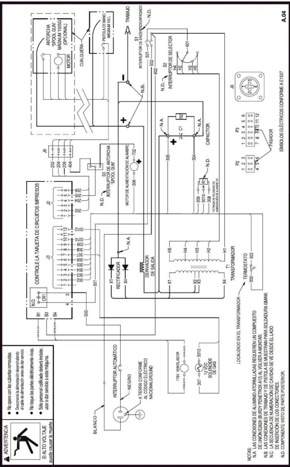 LINCOLN ELECTRIC Easy MIG 140 - PRECAUCIÓN - 2