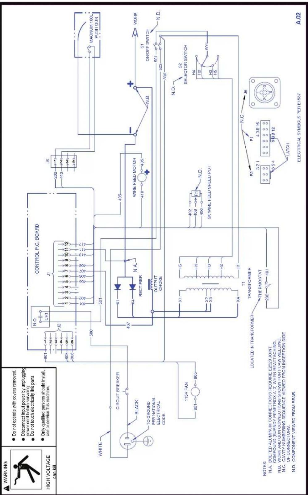 LINCOLN ELECTRIC Easy MIG 140 - CAUTION - 4