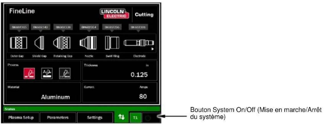 LINCOLN ELECTRIC Fineline Arc Start Console - Interface utilisateur fineline (UI) - 1