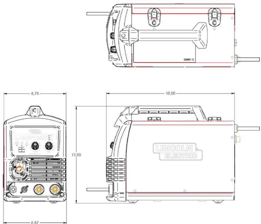LINCOLN ELECTRIC 180i MP Multiprocess Wire Feeder Welder - Les décharges électriques peuvent tuer. - 3