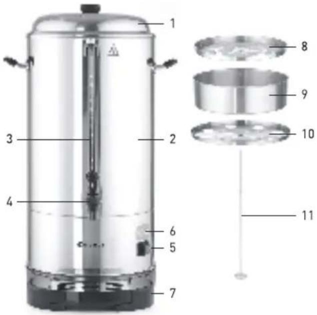 Hendi Percolator 211304 - Pièces - 1