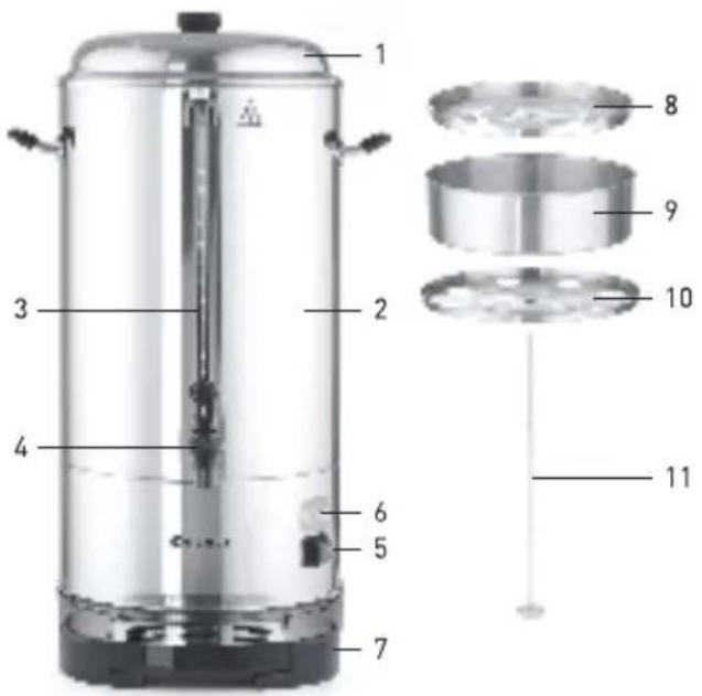 Hendi Percolator 211304 - Zubehörteile - 1