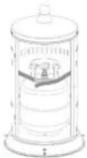 Hendi Lounge Heater 272411 - Pripojenie k plynovej flaši - 2