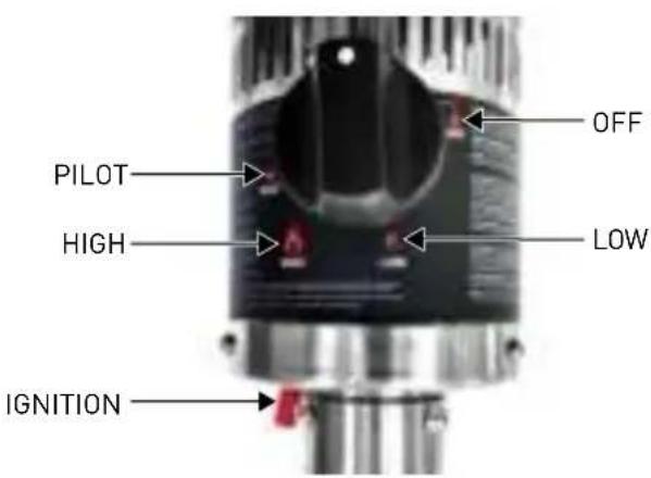 Hendi Lounge Heater 272411 - To light the pilot - 1