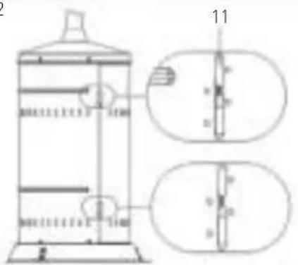 Hendi Lounge Heater 272411 - Assembly parts supplied: - 3