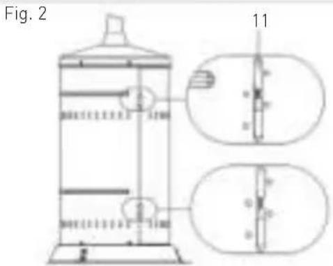 Hendi Lounge Heater 272411 - Tartozék szerelési anyagok: - 3