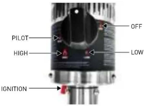Hendi Lounge Heater 272411 - Για να ανάψετε τη δοκιμαστική φλόγα - 1