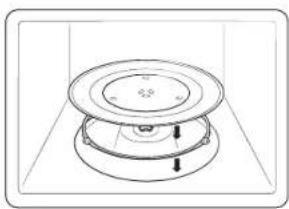 SAMSUNG MG23K3614AK - Turntable - 1