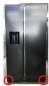 SAMSUNG RS67A8811WW - Charnière inférieure - 1