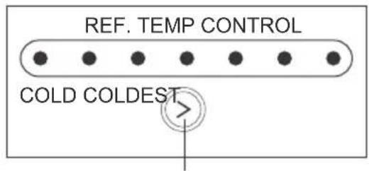 REF. TEMP CONTROL COLD COLDEST