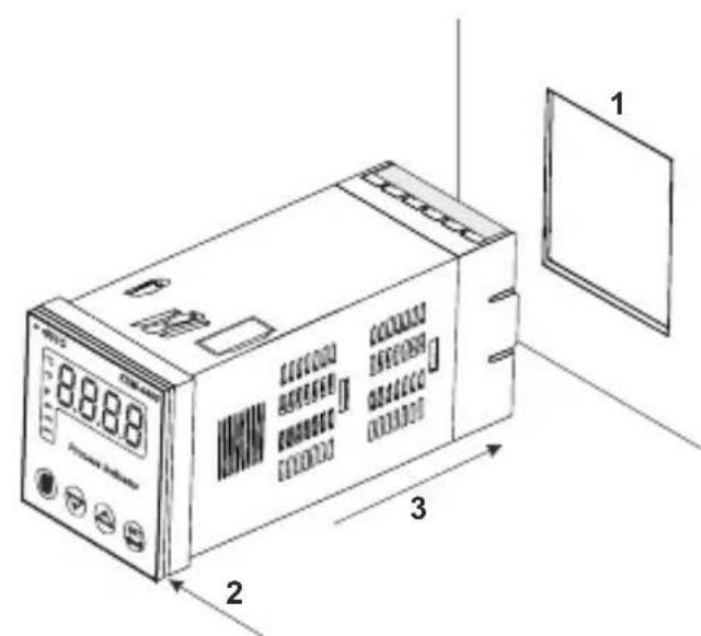 Emko ESM4400 - MONTAJE DEL PANEL - 1