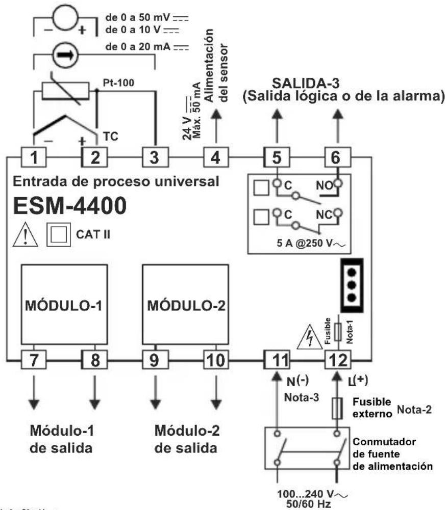 Emko ESM4400 - Cableados electricos - 1