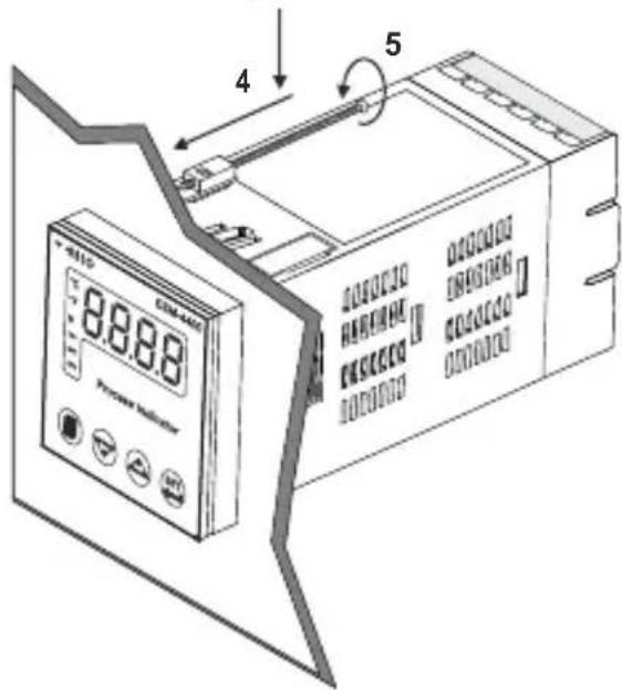Emko ESM4400 - MONTAJE DEL PANEL - 2