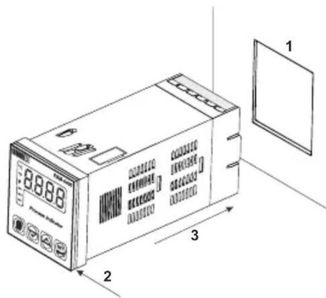 Emko ESM4400 - PANEL MOUNTING - 1