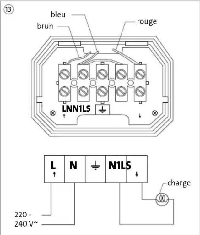 Kopp INFRAcontrol R 240 AP IP54 - Connexion des récepteurs - 1