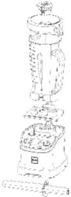 NOVIS ProBlender - Dempen/centreerring - 1