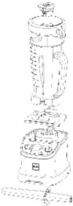 NOVIS ProBlender - Liste over dele - 1
