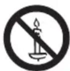 PANASONIC TX24LSW504 - Per evitare la diffusione del fuoco, tenere sempre le candele o altre sorgenti di fiamme libere lontano dal prodotto - 1