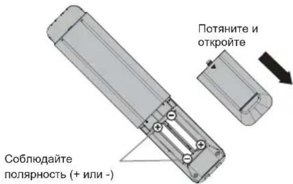 Потяните и откройте Соблюдайте полярность (+ или -)