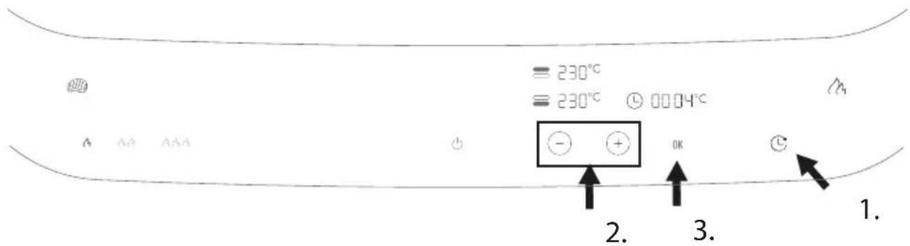 Zwilling ENFINIGY - Ручне налаштування тривалості програми / таймера - 2