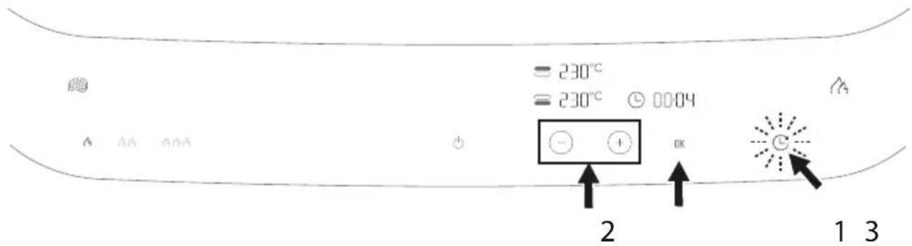Zwilling ENFINIGY - Programos trukmės / laikmačio nustatymas rankomis - 1