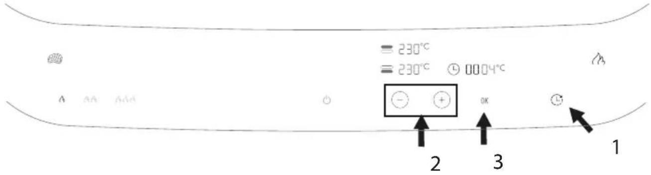 Zwilling ENFINIGY - Programos trukmės / laikmačio nustatymas rankomis - 2