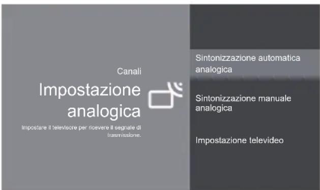 PANASONIC TX32LSW504 - Impostazione canali (ATV e VIA CAVO) - 1