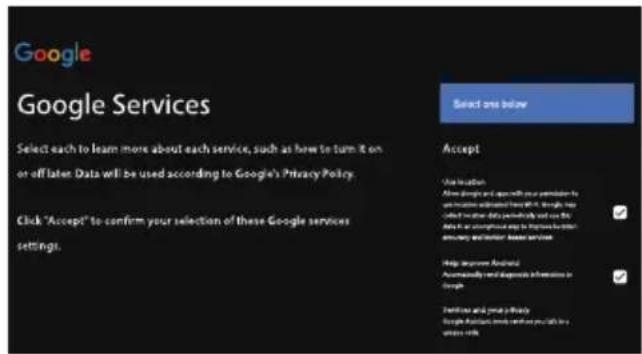 PANASONIC TX32LSW504 - Google - configuration initiale - 2