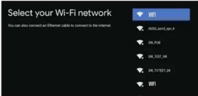 PANASONIC TX65LXW704 - Stap 3: Kies of u uw tv wel of niet wilt verbinden met het WiFi-netwerk. - 1