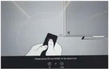 Please press OK and HOME at the same time.