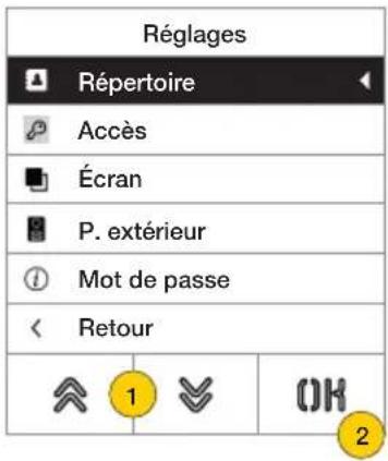 Vimar ELVOX 41018 - Menu Administrateur - 1