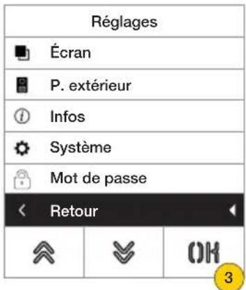 Vimar ELVOX 41018 - Menu installateur - 2