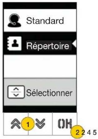 Vimar ELVOX 41018 - Appel à un poste intérieur à partir du répertoire - 1