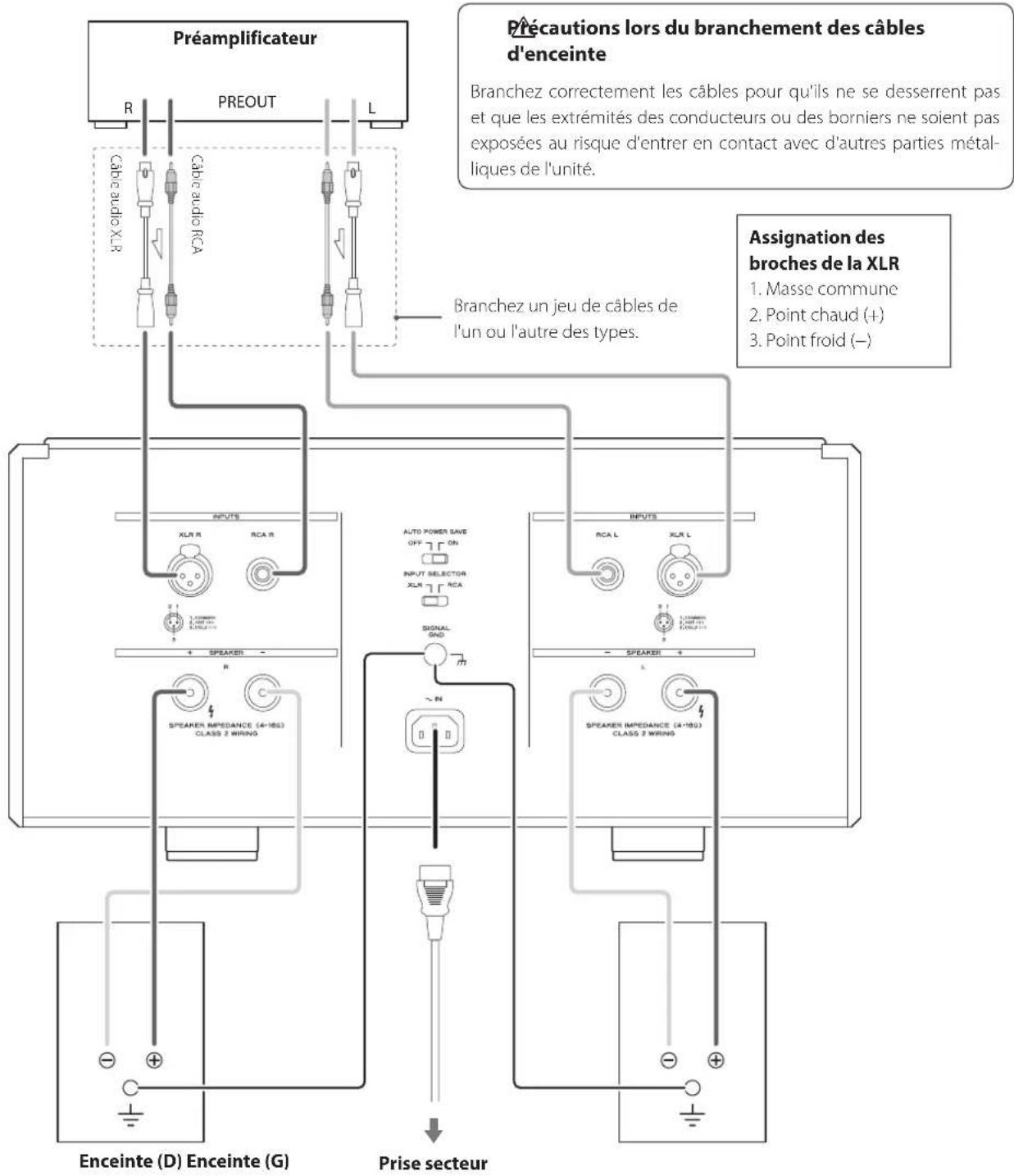 Esoteric S03 - Précautions lors des branchements - 1