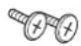 Esoteric S02 - Screws for power cord support bracket × 2 - 2