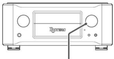 Esoteric F03A - Turn the unit's VOLUME knob counterclockwise to minimize the volume. - 1