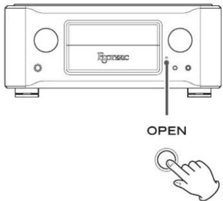 Esoteric F03A - Opening the control cover - 1