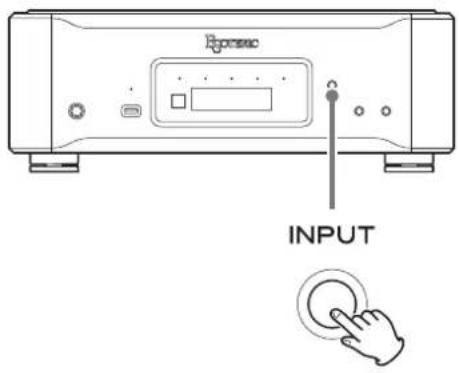 Esoteric N01 - Changing the input source - 1