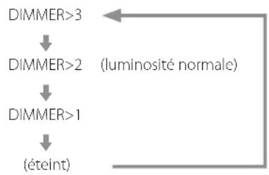 Esoteric N01 - Réglage d'atténuateur de luminosité - 1
