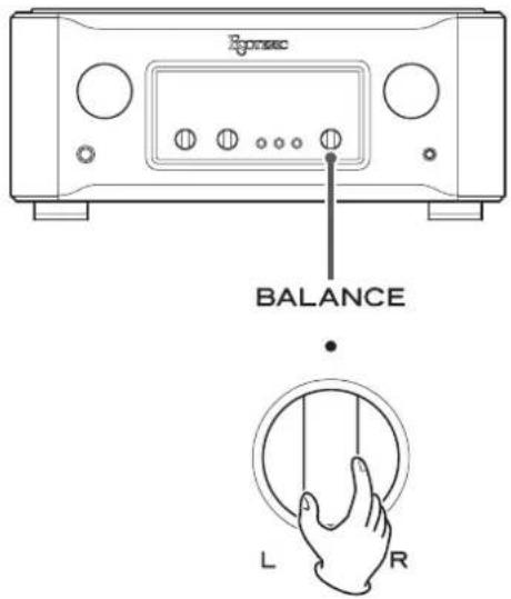 Esoteric F07 - Adjusting the balance - 1